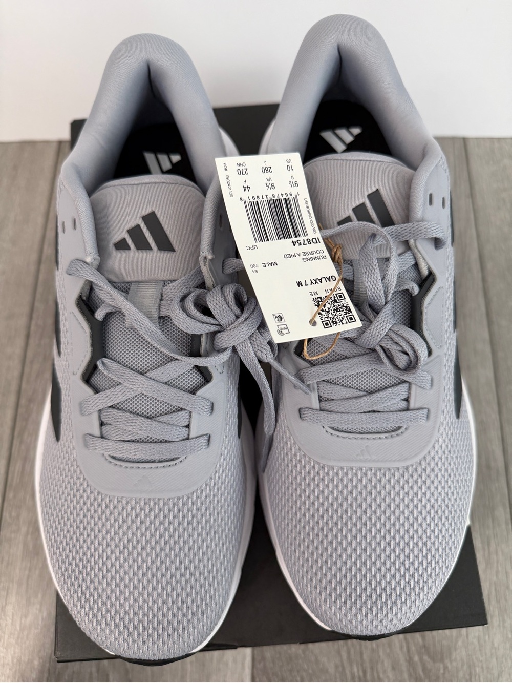 Adidas Men’s Galaxy 7 Running Shoes Gray NWT, Size 10 - Picture 5 of 10
